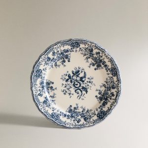 Blossom Whisper Earthenware Dessert Plate